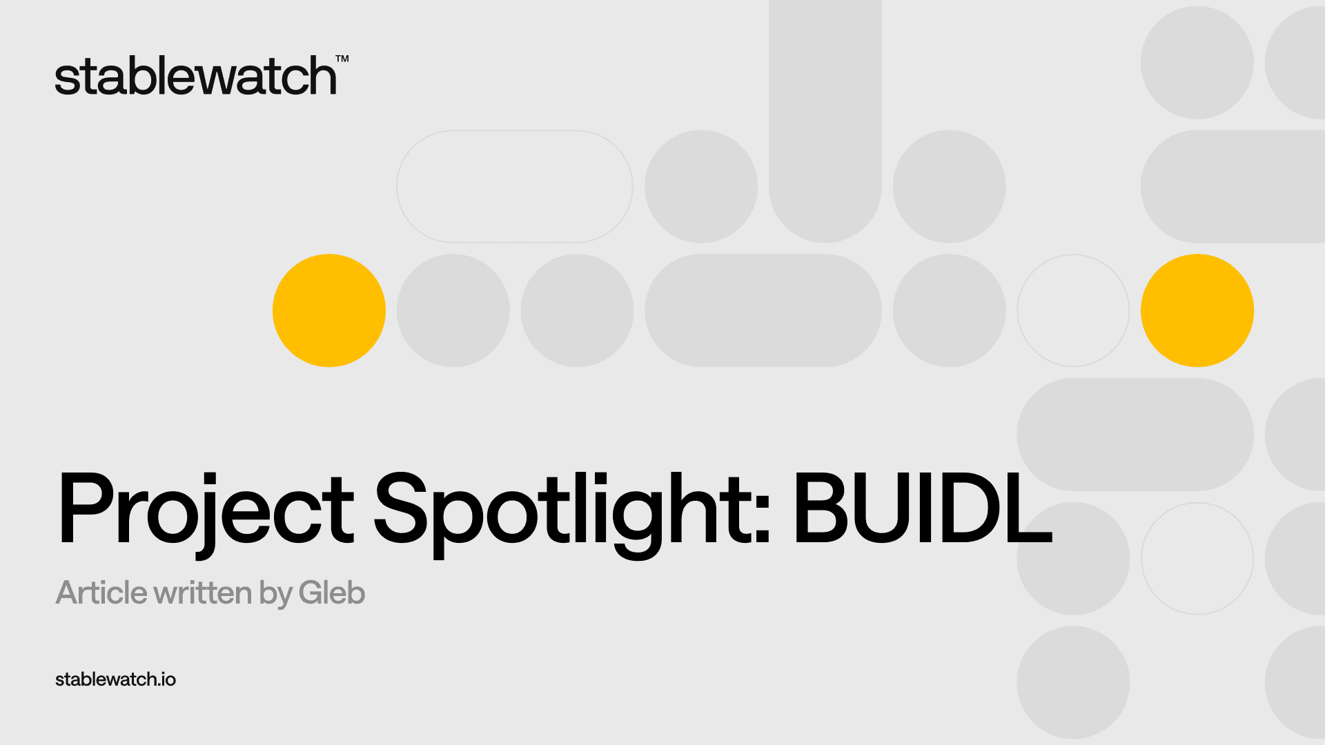 Project Spotlight BUIDL
